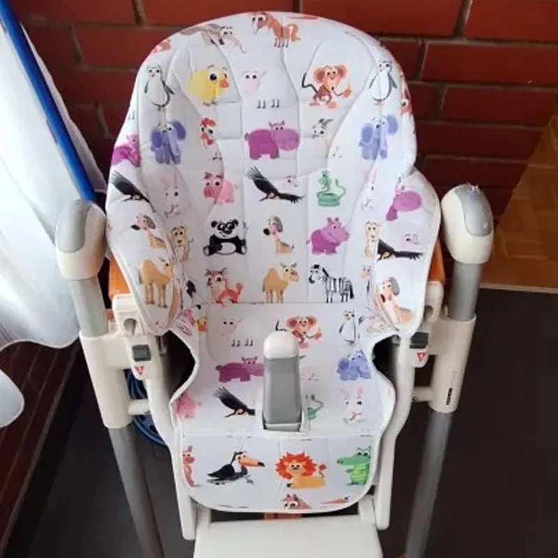Cute Baby Chair Cushion Oxford Cover Compatible for Prima Pappa Siesta Zero 3 Aag Baoneo Dinner Chair Seat Case Bebe Accessories