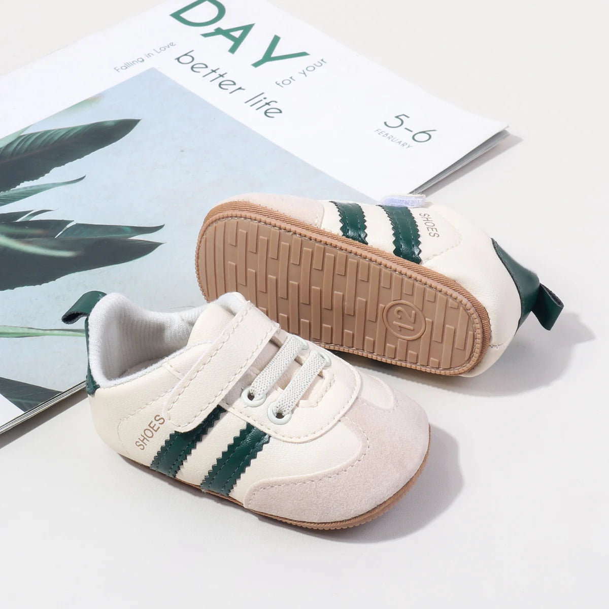 New Style Baby Walking Shoes - Trendy Baby Shoes With Anti-Slip Properties - Suitable For Babies Aged 0-1 Years Old