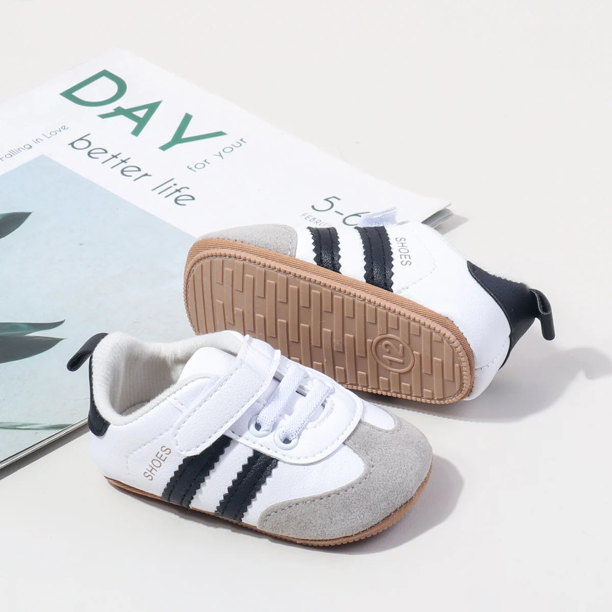 New Style Baby Walking Shoes - Trendy Baby Shoes With Anti-Slip Properties - Suitable For Babies Aged 0-1 Years Old