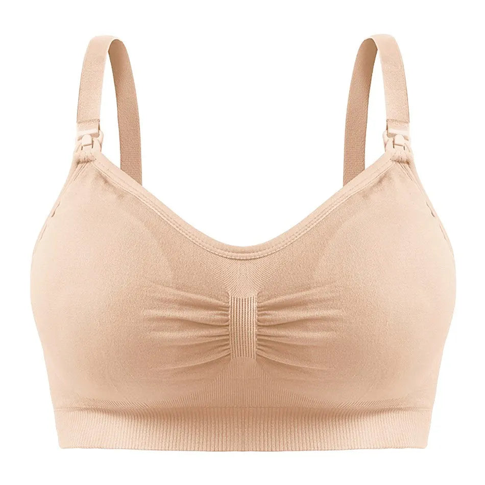 Maternity Nursing Bras Detachable Breathable Breastfeeding Pregnant Women Seamless Underwear Breast Feeding Plus Size Bralette