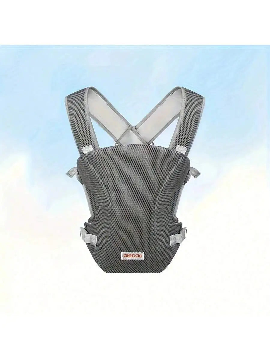 Baby Mesh Carrier, Front-Facing Carrier - Horizontal Carrier with Waist Support, Mesh Design for Better Breathability, Cross-Back Design, Adjustable Shoulder Straps, Lightweight for All Seasons - Multifunctional Front and Bac