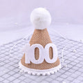 Burlap Hat Baby First Birthday Party Linen Felt Hat 1st 2th 3th Years Kids Baby Shower Hat Birthday Headband Decor Photo Props