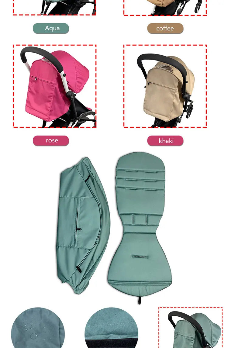 175 Degrees Stroller Hood Cushion Compatible With Babyzen YOYO2 Stroller Accessories Pram Cushion Pad Sun Shade Cushion Seat