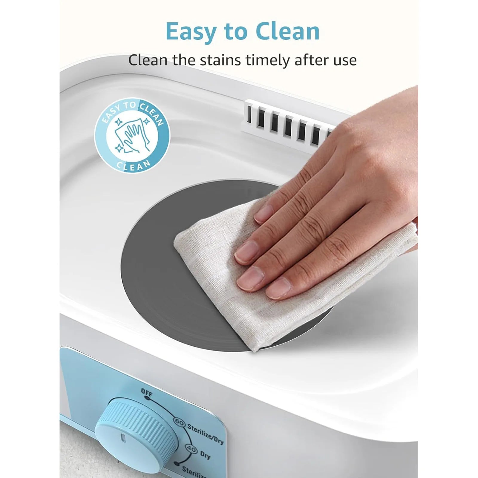 Large Capacity Baby Bottle Sterilizer And Dryer 2-in-1 Electric Steam Sterilization Machine for Infant Kids Feeding Newborn