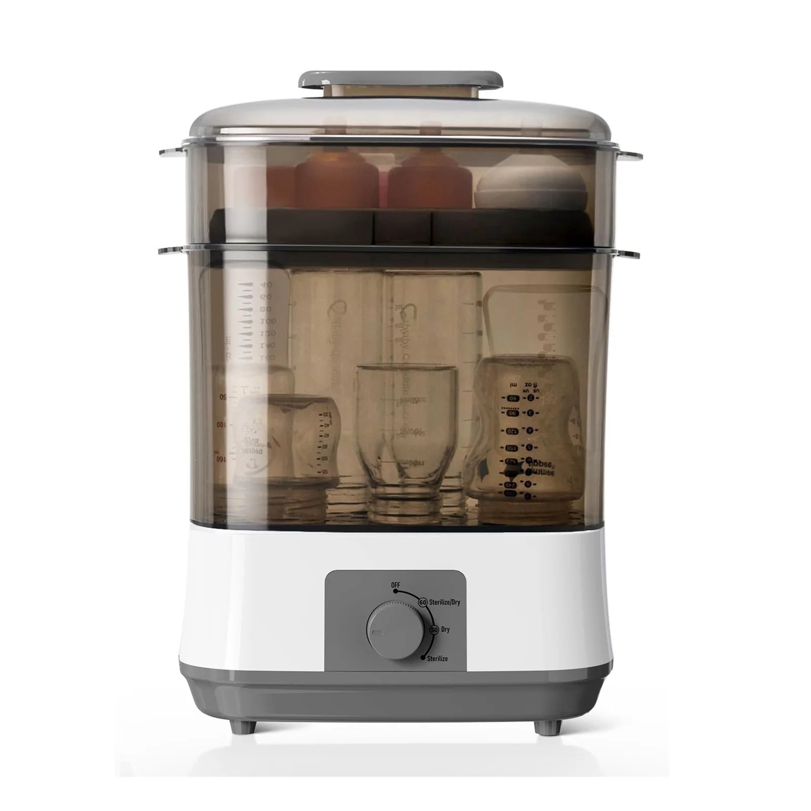 Large Capacity Baby Bottle Sterilizer And Dryer 2-in-1 Electric Steam Sterilization Machine for Infant Kids Feeding Newborn