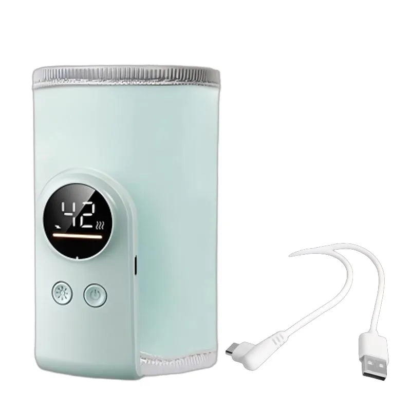 USB Baby Milk Warmer Baby Nursing Cup Heater Portable Smart Temperature Control Bottle Warmer Sleeve Outdoor Travel Accessories