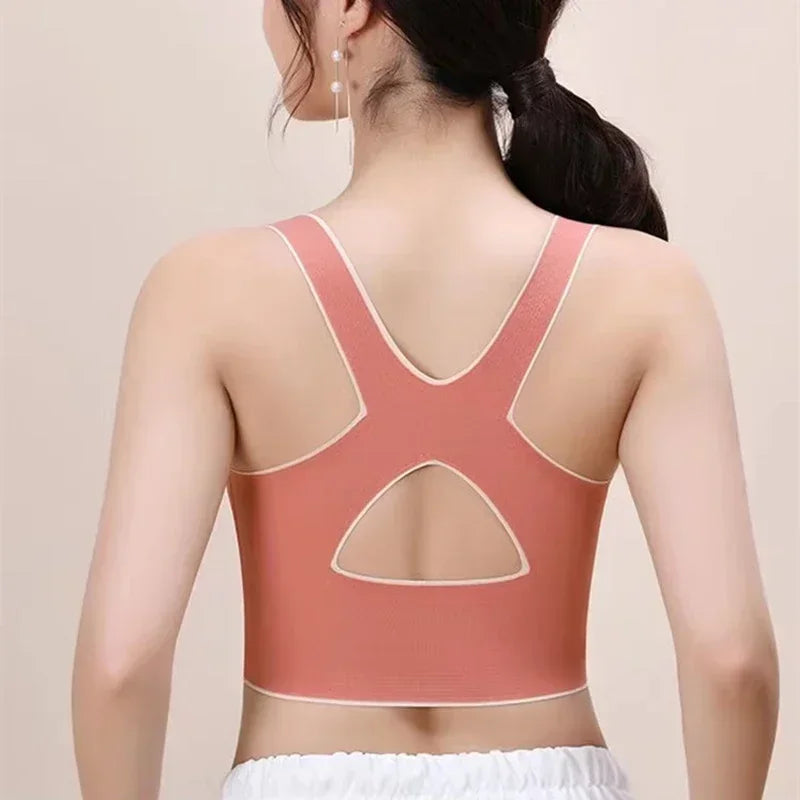 Posture Correction Bra Seamless Women's Underwear adjustable Push Up Brassiere Shockproof Sports Vest Corset Back Bralette