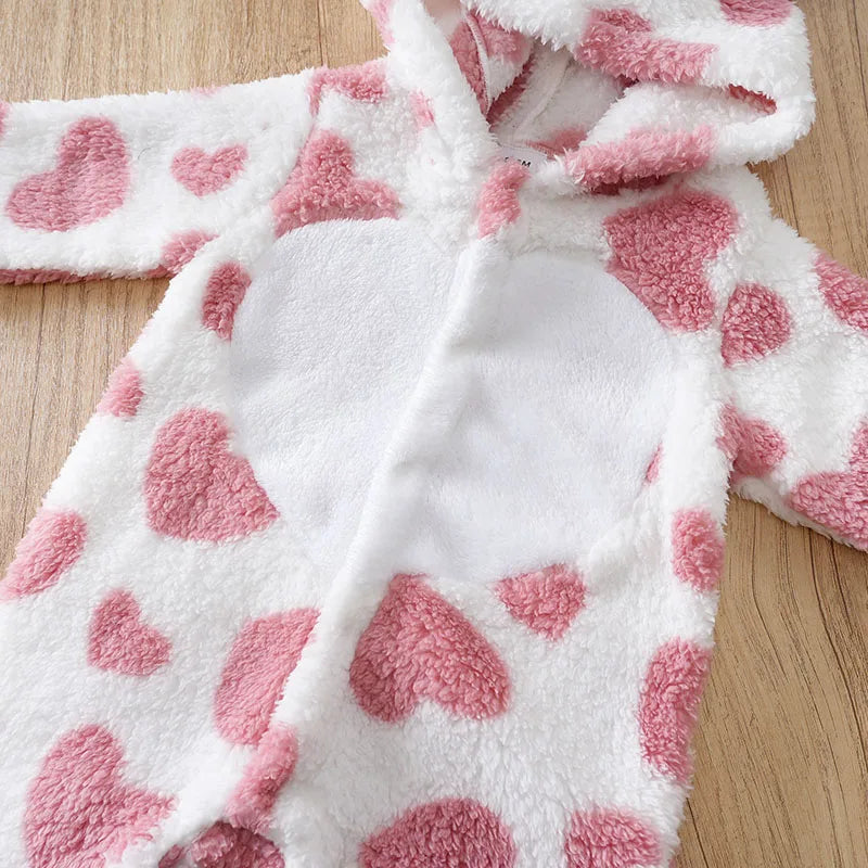 Baby cartoon happy elephant/giraffe pattern fake two casual striped long-sleeved onesies for toddlers and baby boys