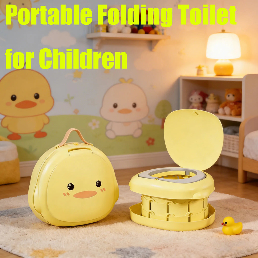 Foldable Portable Potty for Kids -Travel Potty for Boys and Girls Portable Urinal for Children Car Seat Potty for Babies