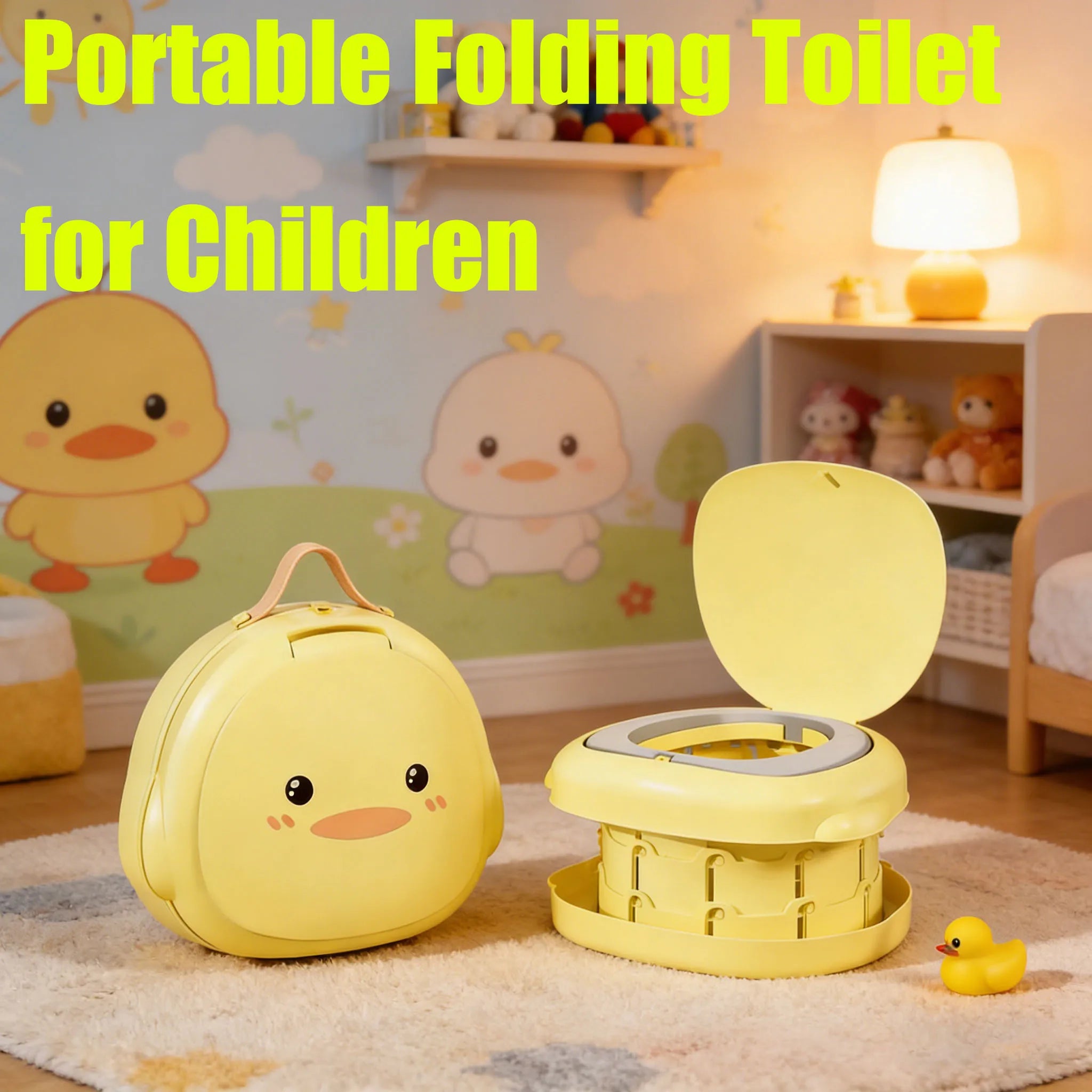 Foldable Portable Potty for Kids -Travel Potty for Boys and Girls Portable Urinal for Children Car Seat Potty for Babies