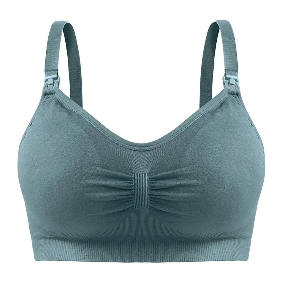 Maternity Nursing Bras Detachable Breathable Breastfeeding Pregnant Women Seamless Underwear Breast Feeding Plus Size Bralette