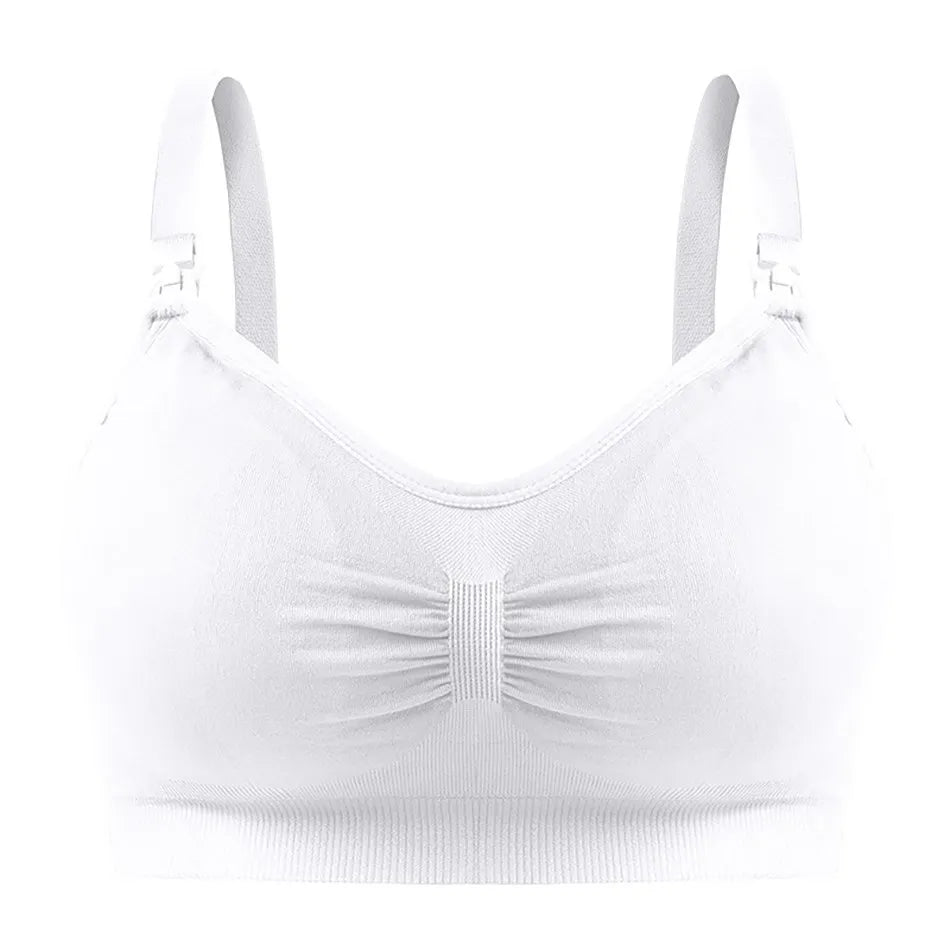 Maternity Nursing Bras Detachable Breathable Breastfeeding Pregnant Women Seamless Underwear Breast Feeding Plus Size Bralette