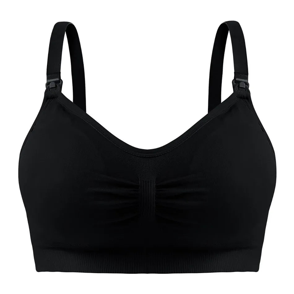 Maternity Nursing Bras Detachable Breathable Breastfeeding Pregnant Women Seamless Underwear Breast Feeding Plus Size Bralette