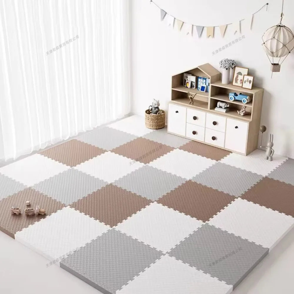 8Pcs 60x60cm Baby Play Mat Thickness 2.5cm Foam Interlocking Floor Protector Mat for Kids Nursery Soft Puzzle Mats for Children