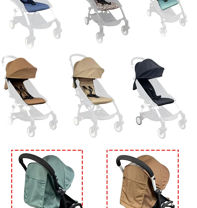 175 Degrees Stroller Hood Cushion Compatible With Babyzen YOYO2 Stroller Accessories Pram Cushion Pad Sun Shade Cushion Seat