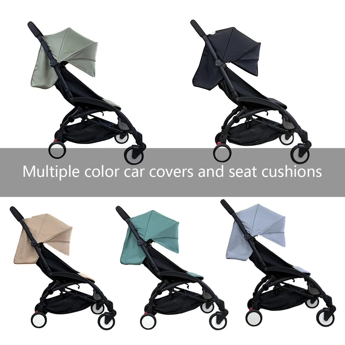 175 Degrees Stroller Hood Cushion Compatible With Babyzen YOYO2 Stroller Accessories Pram Cushion Pad Sun Shade Cushion Seat