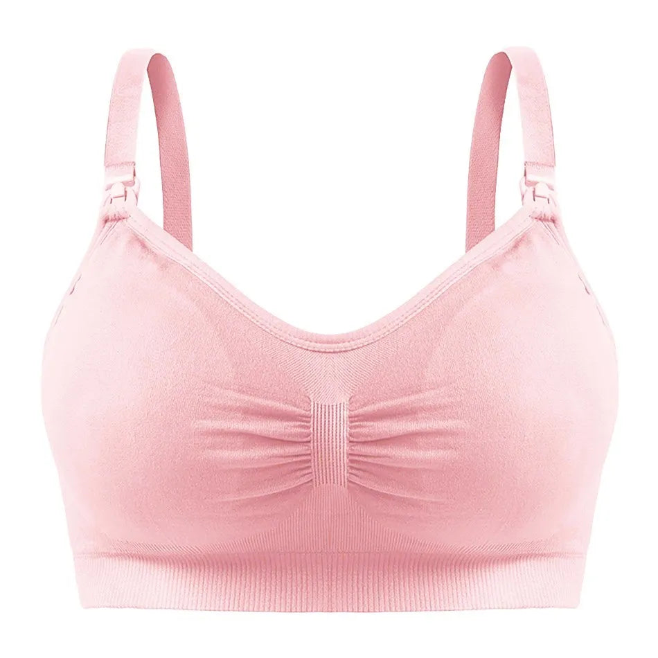 Maternity Nursing Bras Detachable Breathable Breastfeeding Pregnant Women Seamless Underwear Breast Feeding Plus Size Bralette