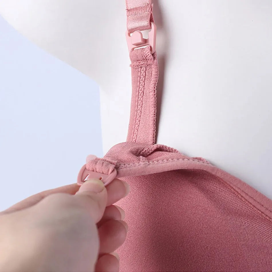 Maternity Nursing Bras Detachable Breathable Breastfeeding Pregnant Women Seamless Underwear Breast Feeding Plus Size Bralette