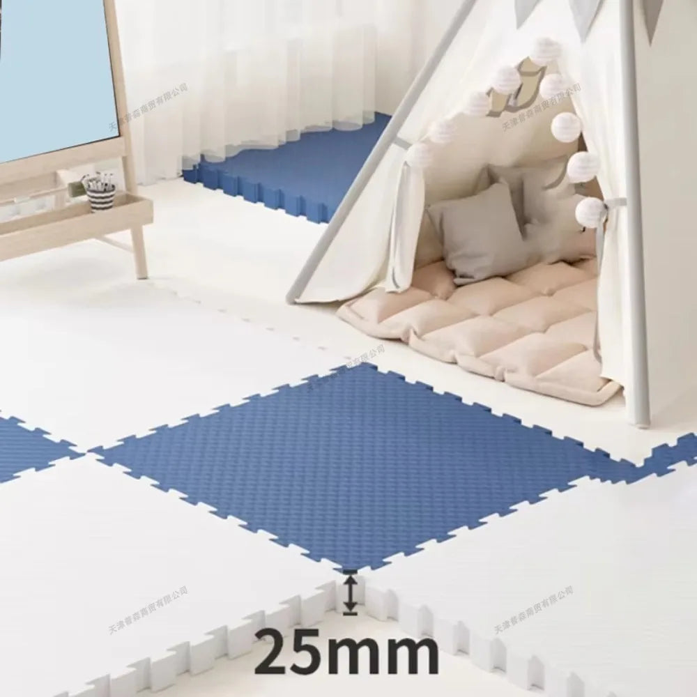 8Pcs 60x60cm Baby Play Mat Thickness 2.5cm Foam Interlocking Floor Protector Mat for Kids Nursery Soft Puzzle Mats for Children
