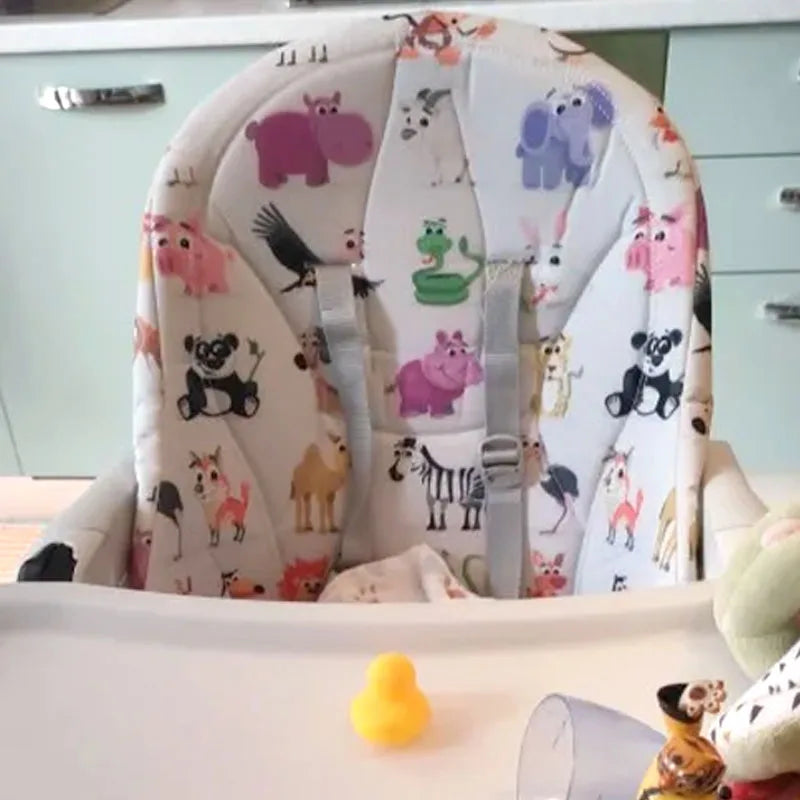Cute Baby Chair Cushion Oxford Cover Compatible for Prima Pappa Siesta Zero 3 Aag Baoneo Dinner Chair Seat Case Bebe Accessories
